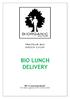 BIO LUNCH DELIVERY BIO- en seizoensproducten