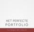 HET PERFECTE PORTFOLIO. - Tuur Sangers, G&IC, Game Art -