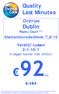 Citytrips Dublin Ripley Court*** Klantentevredenheid: 7,8/10. Verblijf tussen 2/1-10/1 4 dagen kamer met ontbijt