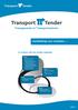 <Koptekst> Transparantie in Transporttarieven. Handleiding voor verladers v.1.0. In 4 fasen zelf een tender opzetten