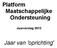 Platform Maatschappelijke Ondersteuning Jaarverslag 2012