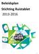 Beleidsplan Stichting Ruistablet 2013-2016