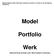 Model. Portfolio. Werk