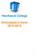 Heerbeeck College. Schoolgids 2-mavo 2015-2016