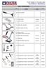 GRILL ACCESSOIRES REF. ARTIKEL AFMET. MODEL ARTICLE 7032 GRILLSCRAPER KEATING. 7131 MEAT-PRESS 150x585mm 233-57A. 7132 MEAT-PRESS 150x305mm 370/A