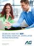 GEBRUIK van het SOFbestand. AG Employee Benefits Trust in expertise