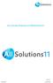 De nieuwe features in AllSolutions11