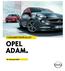 CONSUMENTENPRIJSLIJST OPEL ADAM.