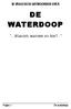 36 VRAGEN EN ANTWOORDEN OVER DE WATERDOOP....Waarom, wanneer en hoe?...