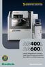 AG400L AG600L. Lineair aangedreven motoren, High Speed draadvonkmachine Met LN2W en LP2WH besturing. Nano&Solution