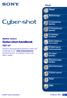 Cyber-shot-handboek DSC-G1. Inhoud. Index VKLIK!