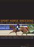 SPORT HORSE BREEDING