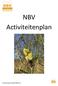 NBV Activiteitenplan. Activiteitenplan 2015/VS/NBV/v01