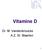 Vitamine D. Dr. M. Vandenbroucke A.Z. St. Maarten