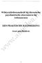 Wils(on)bekwaamheid bij chronische psychiatrische stoornissen bij volwassenen EEN PRAKTISCHE HANDREIKING. voor psychiaters