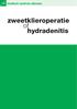zweetklieroperatie of hydradenitis