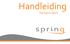 Handleiding. SpringUp Sport