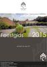 Inhoudstafel - Feestgids 2015