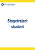 Stagetraject student