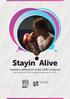 Stayin Alive. Voorkom zelfmoord onder LHBT-jongeren. Info en tips voor LHBT-(jongeren)organisaties en GSA s
