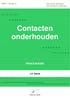 Contacten onderhouden