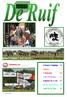 Onderlinge wedstrijd. Afscheidslunch Susana. Concours Hippique 7 en 8 juli a.s. Tussen Groeneweg & Hoeverweg