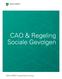 CAO & Regeling Sociale Gevolgen
