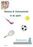 Inleiding. Autisme & Communicatie in de sport