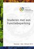 De term functiebeperking wordt gebruikt als verzamelbegrip en omvat chronische ziekte, psychische of lichamelijke klachten, dyslexie en dyscalculie.