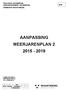 AANPASSING MEERJARENPLAN 2 2015-2019