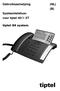 Gebruiksaanwijzing (B) Systeemtelefoon voor tiptel 4011 XT. tiptel 84 system. tiptel