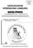 GEOLOGISCHE VERENIGING LIMBURG GEOLITHOS. tweemaandelijks tijdschrift : JG 38 nr. 1 januari / februari 2014