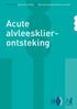 Informatie van de Maag Lever Darm Stichting en de Nederlandse Vereniging van Maag-Darm-Leverartsen. Acute alvleesklierontsteking