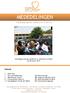 MEDEDELINGEN. Driemaandelijks tijdschrift Nummer 2014-2 - 27 juni 2014. Inhuldiging nieuwe pediatrie in ziekenhuis te Boko op 28 maart 2014