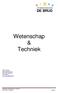 Wetenschap & Techniek