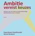 Ambitie. vereist keuzes. Expertteam Detailhandel Noord-Brabant. Adviezen voor een vitale en toekomstbestendige detailhandelsstructuur in Brabant