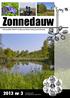Zonnedauw. 2013 nr 3. driemaandelijks tijdschrift van Natuurpunt Noord-Limburg (Lommel-Overpelt) Jaargang 45 juli-augustus-september