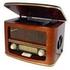 DRAAGBARE RETRO CD/MP3/USB-SPELER MET RADIO