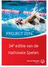 PROJECT 2016. 34 e editie van de Nationale Spelen. Belgium