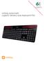 Downloaded from www.vandenborre.be. Getting started with Logitech «Wireless Solar Keyboard K750