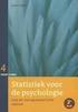 Psychologie. Onderwijsinstituut Psychologie en Kunstmatige Intelligentie, Radboud Universiteit Nijmegen