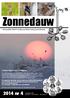Zonnedauw. 2014 nr 4. driemaandelijks tijdschrift van Natuurpunt Noord-Limburg (Lommel-Overpelt) Laatste uitgave van Zonnedauw