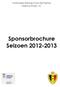 Koninklijke Racing Club De Panne Stamnummer 131. Sponsorbrochure Seizoen 2012-2013