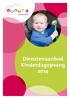 Dienstenaanbod Kinderdagopvang 2014