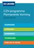 CZV-programma Permanente Vorming 2015-2016