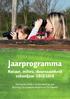 Jaarprogramma Natuur, milieu, duurzaamheid schooljaar 2015/2016