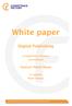White paper. Digital Publishing. Auteur: Peter Maas. Competence Factory Amsterdam. co auteur: René Steuer