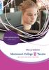 informatiebrochure 2016-2017 Kleur je toekomst Mijn school Jouw school Onze school