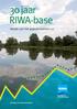 3o jaar RIWA-base. Details van het gegevensbeheer 1.0. Vereniging van Rivierwaterbedrijven