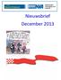 Nieuwsbrief December 2013